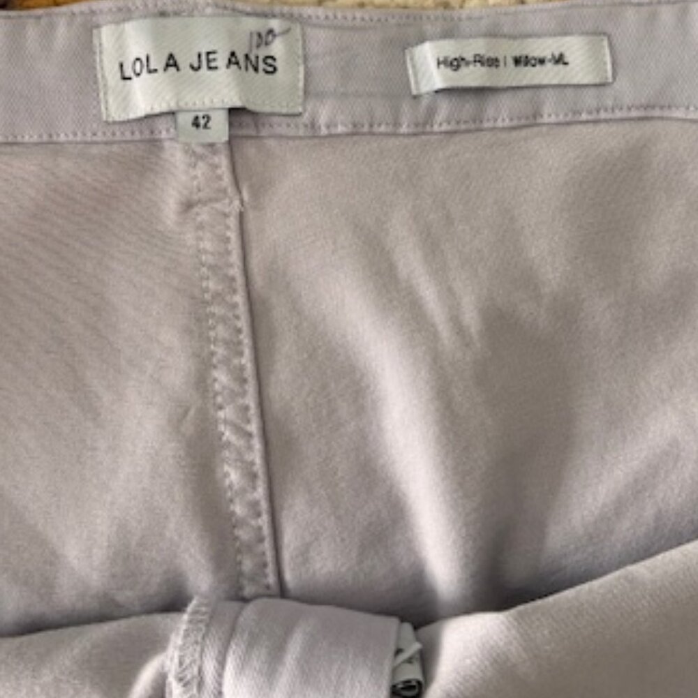 Lola Jeans - High-Rise Willow ML Cargo Pant | Misty Lilac NWT 42 - Picture 10 of 11